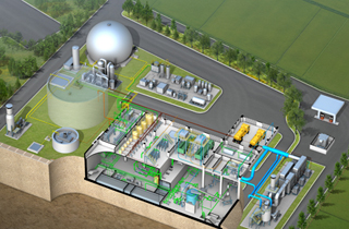 Organic waste resource energy production facility in Chungju  2
